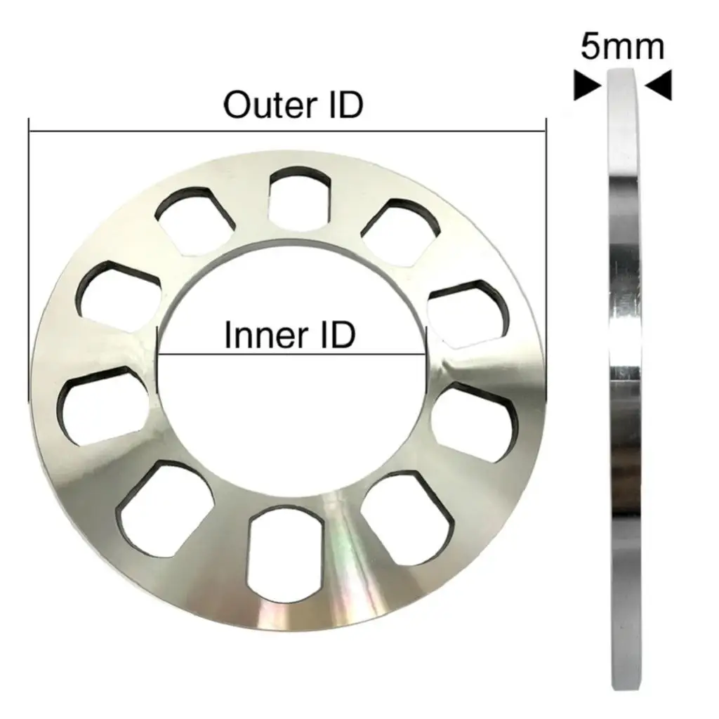 2 шт. алюминиевые автомобильные прокладки для 5 наконечников 5x114 3 5x120 7