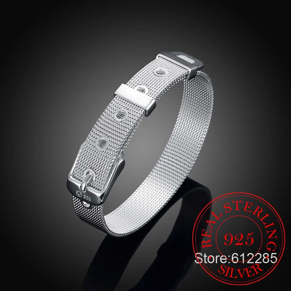 Горячая Распродажа 925 стерлингового серебра клип бусы браслеты подходят к