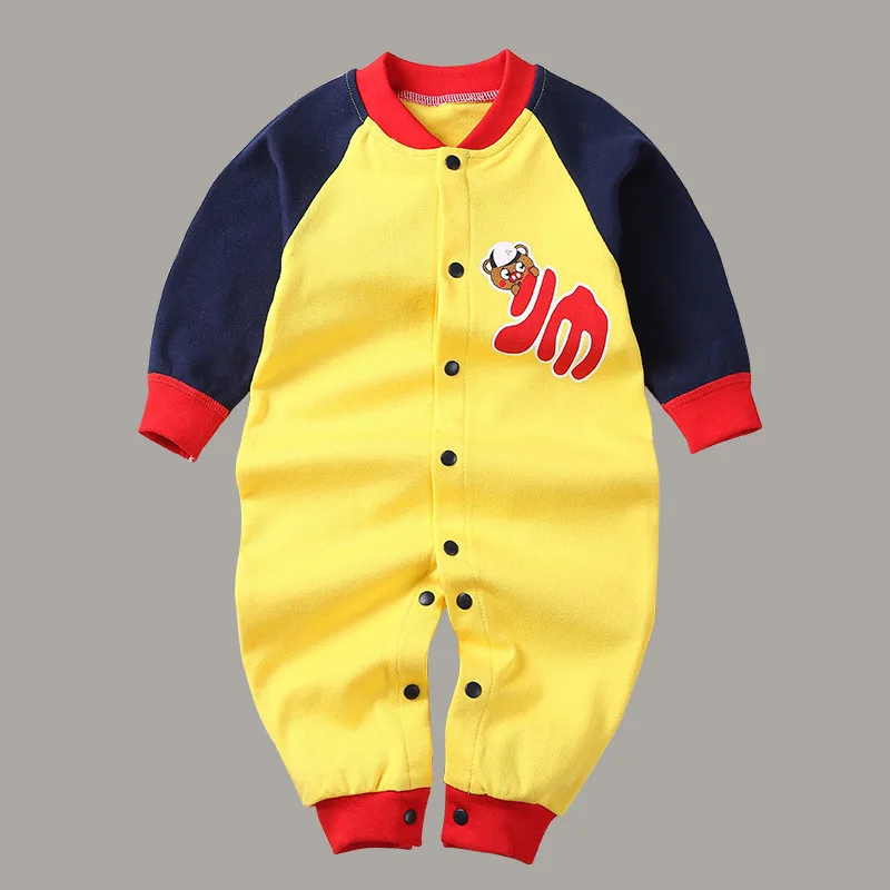 

2021 Baby clothes girl spring/autumn baby one-piece cotton Children conjoined climbing clothing 0-24 months long-sleeved romper