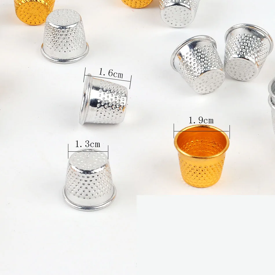 10 шт./лот металлические нарезы для шитья серебристого и золотого цвета