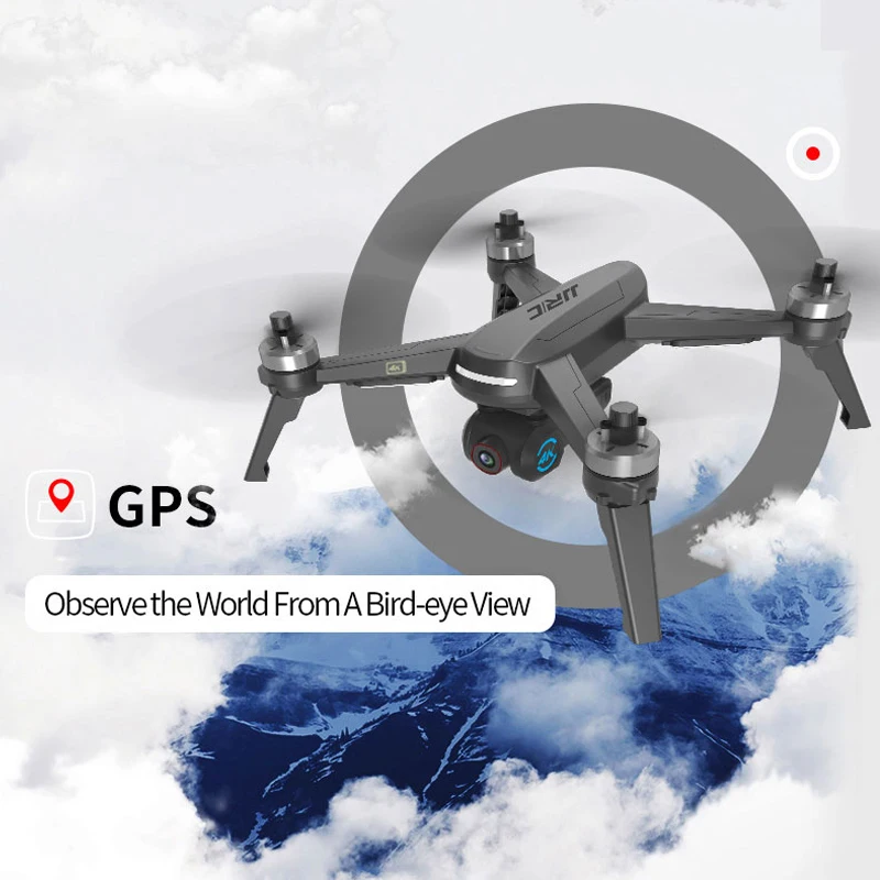 Квадрокоптер JJRC X5P 4K Gps профессиональный Fpv Wi-Fi для селфи бесщеточный регулируемый
