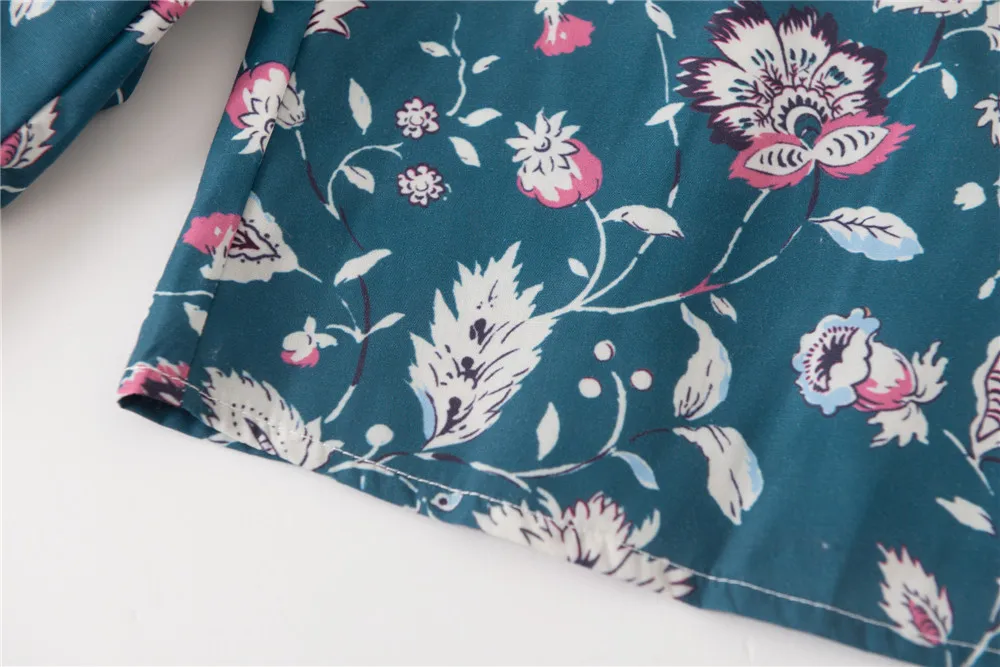 

Women Green Stitching Shirt Early Autumn 2020 Pleated Shoulder Pad Top