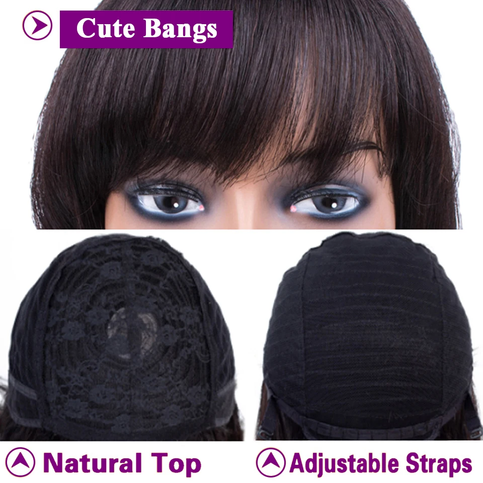 Искусственные человеческие волосы короткий парик Боб из человеческих волос