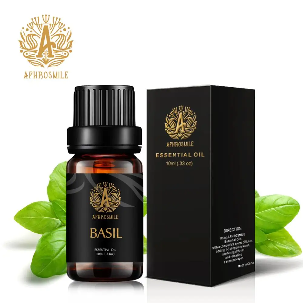 1 шт. 10 мл Basil эфирное масло снимает стресс для увлажнителя ароматизатор лампа