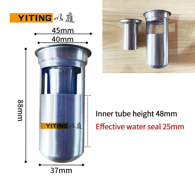 304 дезодорант из нержавеющей стали для слива пола без запаха сердечник ванной