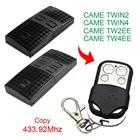 Пульт дистанционного управления для гаражных ворот, 433,92 МГц, Copy CAME TWIN2, TW2EE, TW4EE
