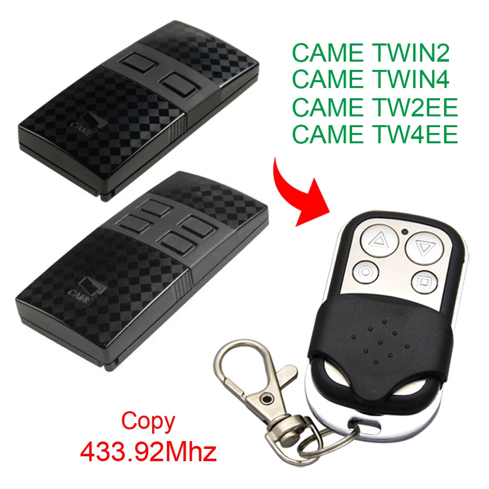 Пульт ДУ Copy Come TWIN2 TWIN4 TW2EE TW4EE 433 92 МГц совместимый с копией гаражная дверь пульт
