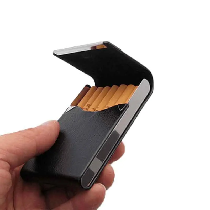 Чехол для сигарет из ПУ кожи 1 шт. переносная сумка табака посылка карт чехол | Дом