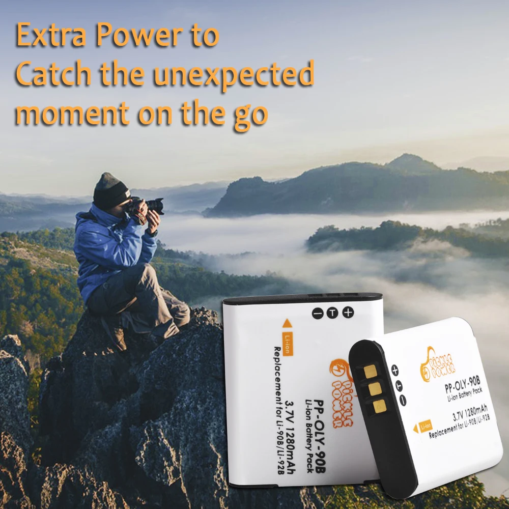 4xLI-90B LI 90B LI-92B Li90B Battery and Dual Charger for Olympus Tough TG-6 TG-5 TG-Tracker SH-1 SH-2 SP-100 IHS TG-1TG-2 | Электроника