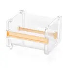 Креативный резак для ленты, прозрачный держатель для ленты Васи, органайзер для хранения, офисный диспенсер для ленты