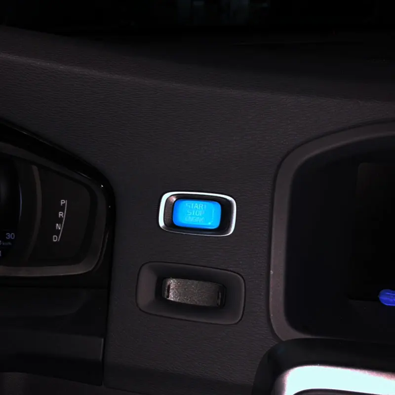 Сменный Чехол Стайлинг автомобиля кнопка запуска двигателя стоп переключатель