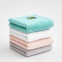 25x50cm 100 cotton cartoon animal embroidery soft children bathroom hand face towel