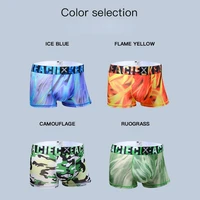 mens underwear boxer real ice silk men underwear summer thin section breathable youth sexy fashion boxer shorts 4 pcs gift box