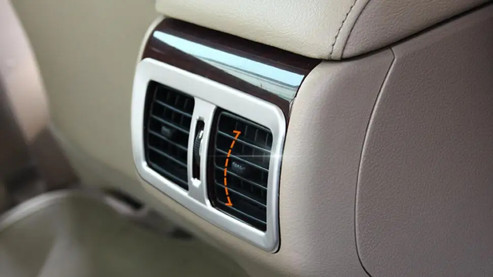 2012-2017 Car Styling ABS Rear Outlet Decorative Frame Cover Sequin Chrome Trim Decoration For Toyota Camry 2016 | Автомобили и