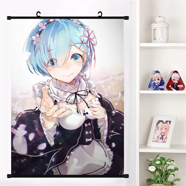 P Аниме Re: zero kara hajimeru isekai seikatsu Beatrice Emilia настенный плакат коллекция домашнего декора - Цвет: P