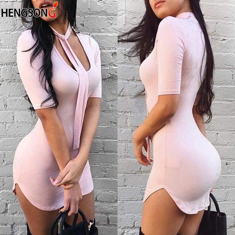 

Sexy Bodycon Dress For Female Short Sleeve Sexy Night Club Wearing 2021 Summer Mini Dress Irregular Sheath Dress Vestidos