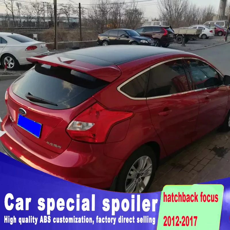 Новый дизайн Стабильный Большой спойлер для ford focus hatchback 2012 2013 2014 2015 2016 2017 праймер