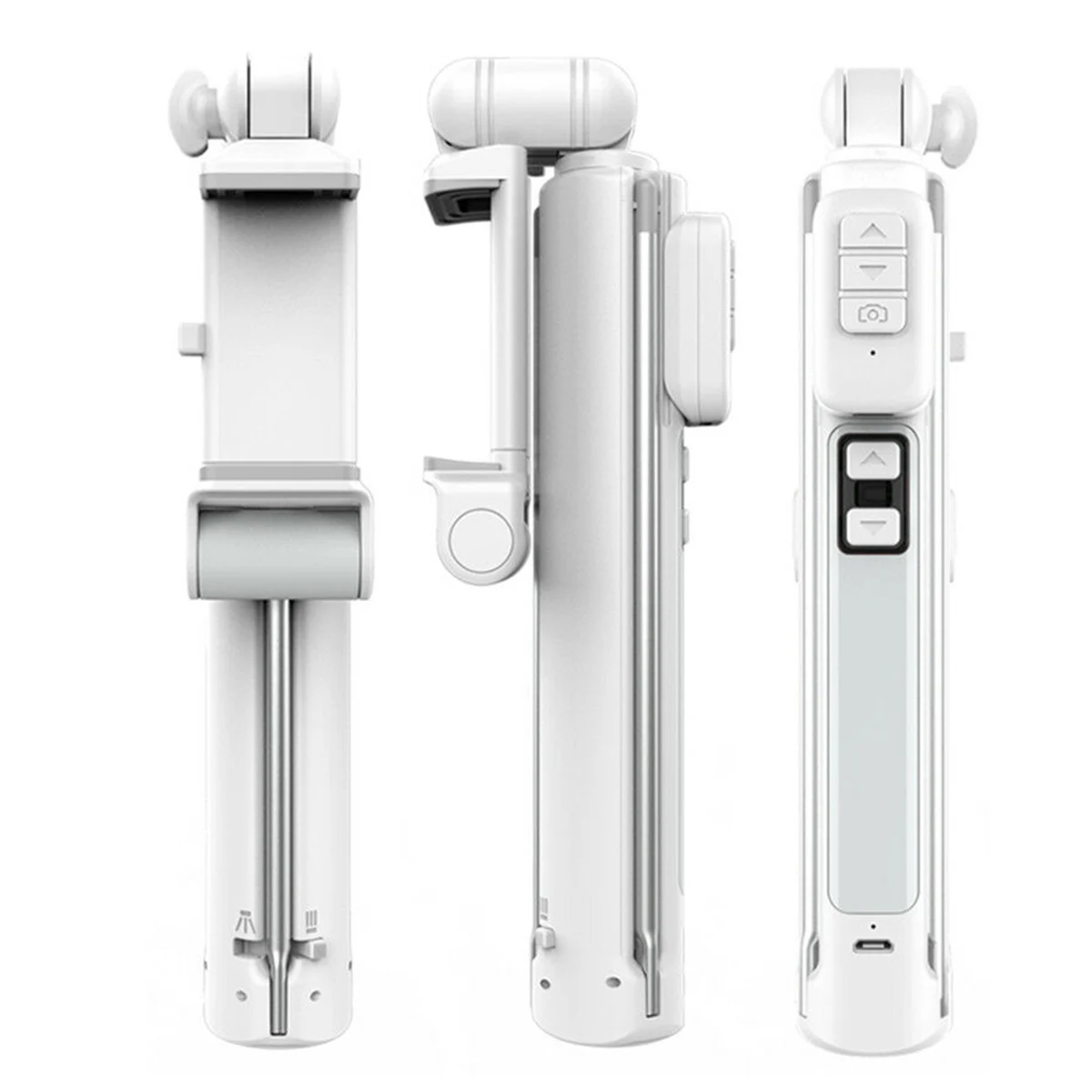 Беспроводной BT селфи Палка с пультом дистанционного управления Выдвижной клип