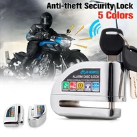 55 hot sales motorcycle scooter motorbike security anti theft wheel disc brake alarm lock