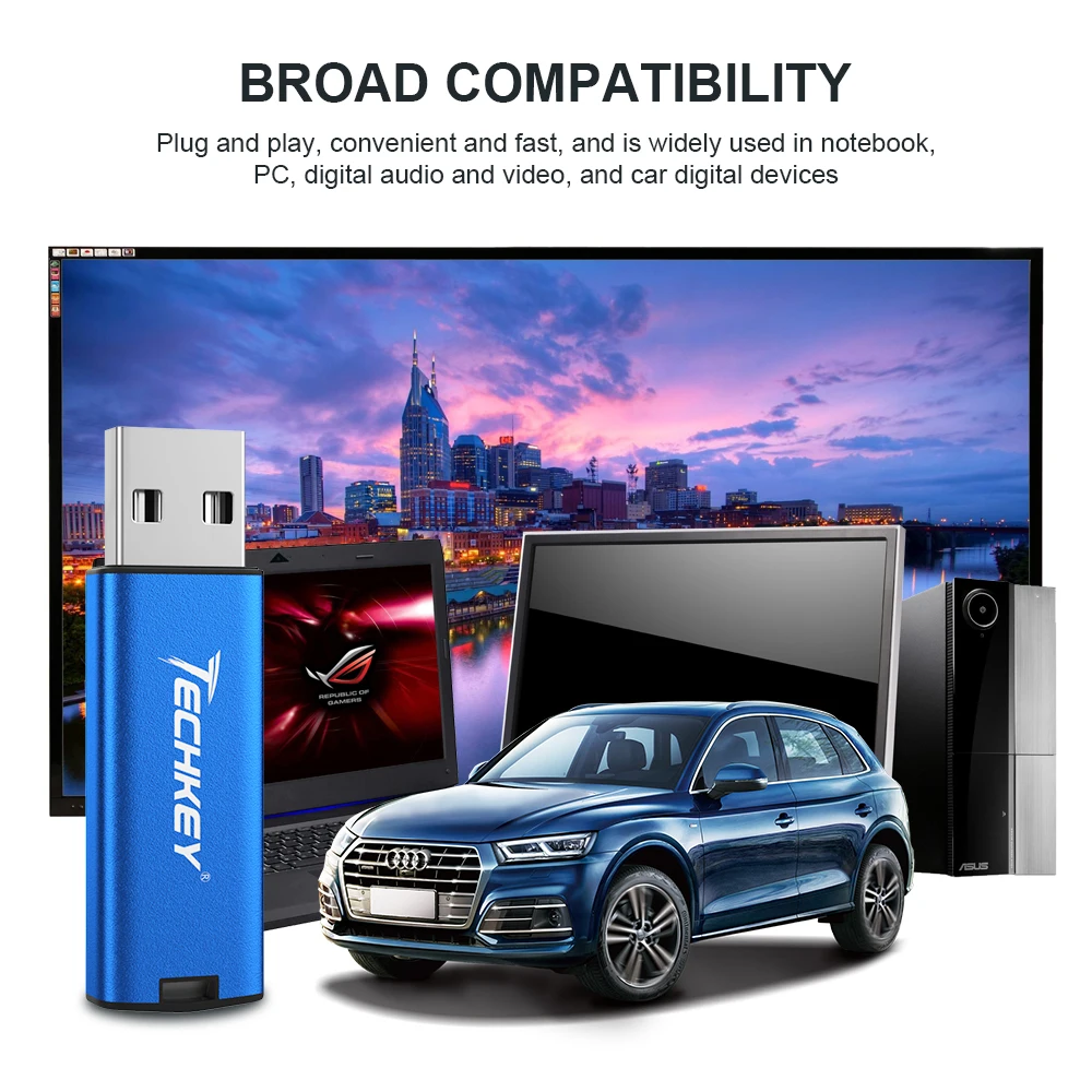 Флеш-накопитель Techkey цветное usb-Хранилище 4 ГБ 64 32 256 флешка высокого качества