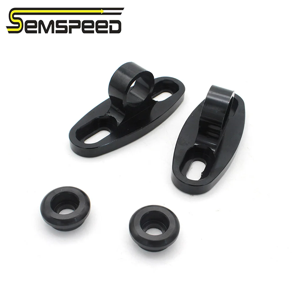 SEMSPEED Мотоцикл CNC зеркало заднего вида держатель адаптеры крепления в сборе