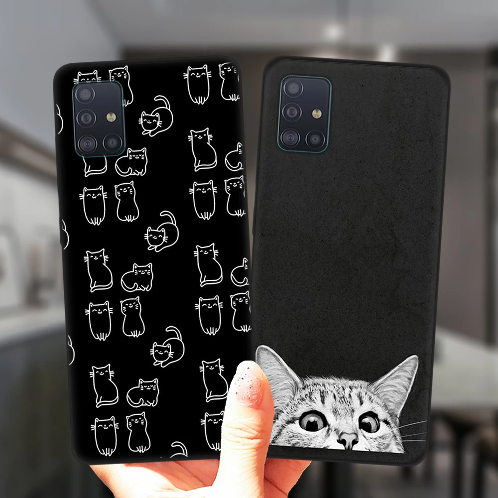Мягкий силиконовый чехол для Samsung A52 A72 A51 A71 A50 A70 A12 A02 A42 A32 A31 A21S A41 A11 A30 A20 | Мобильные