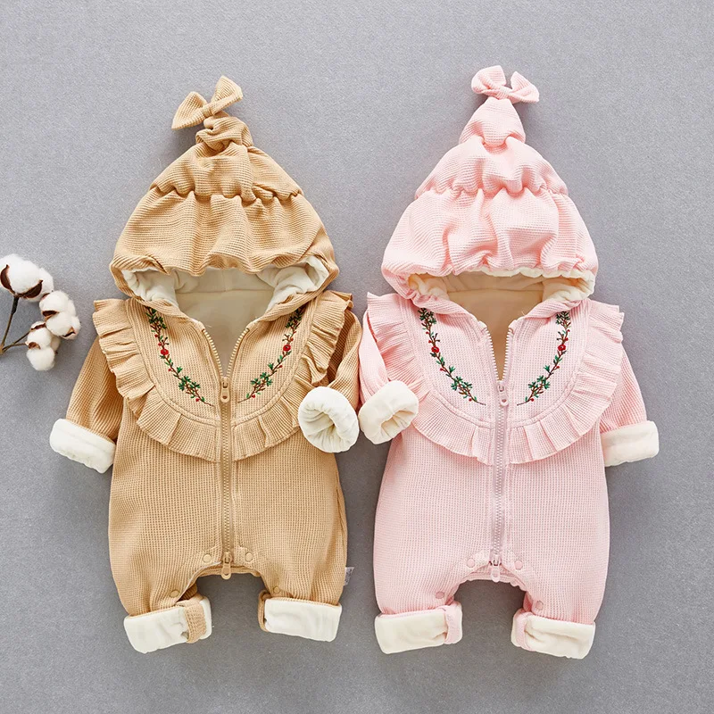 HYLKIDHUOSE/Детские комбинезоны для новорожденных коллекция 2019 года зимние маленьких