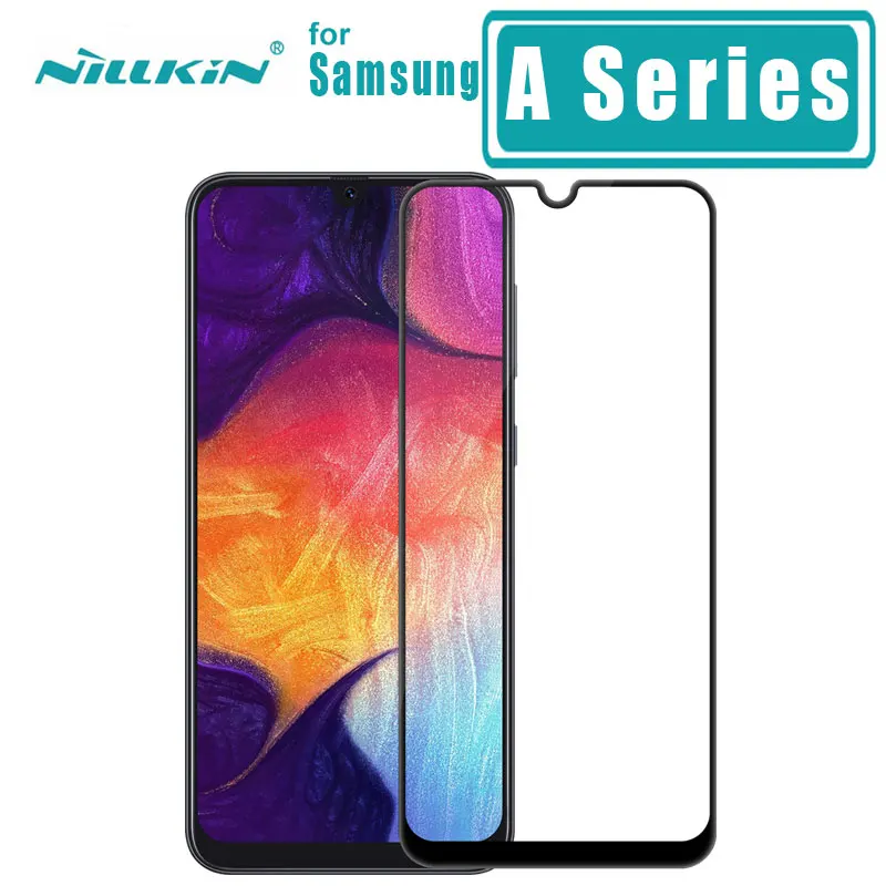 

for Samsung Galaxy A10 A20 A30 A40 A50 A60 A70 Tempered Glass Nillkin CP+ 2.5D Full Cover Screen Protector A50 Protective Film