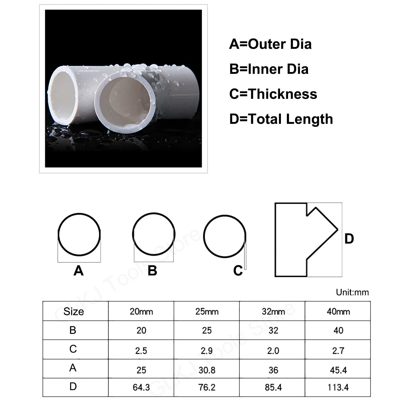 1 шт. Y-образный тройной соединитель из ПВХ для орошения сада и аквариума | Дом сад