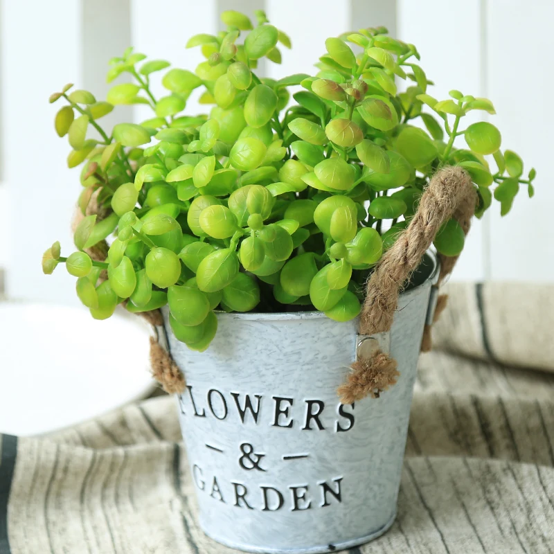 Искусственное растение для сада и дома маленький бонсай в горшке набор комнатных