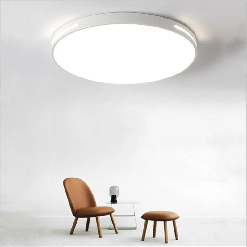 Новый светодиодный потолочный светильник круглый ультратонкий акриловый
