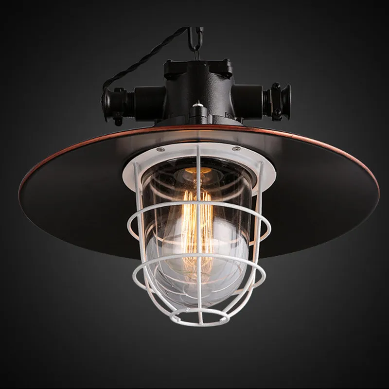 Подвесной светильник с одной головкой промышленный подвесной s винтажный