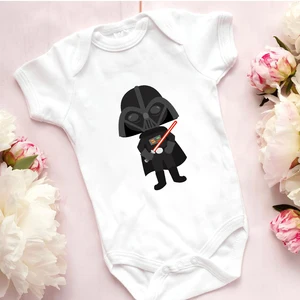Star Wars Darth Vader Print Newborn Jumpsuit Short Sleeve O Neck Baby Clothes Summer Toddler Romper 