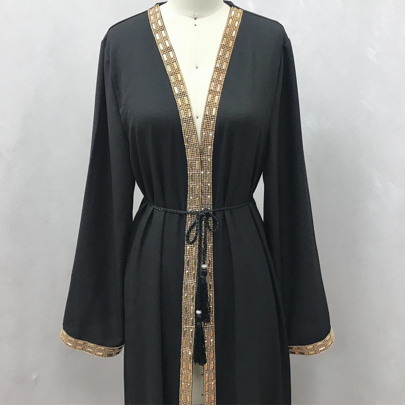 

Muslim cardigan burj, Dubai, Middle East, Turkish plaid loose dress