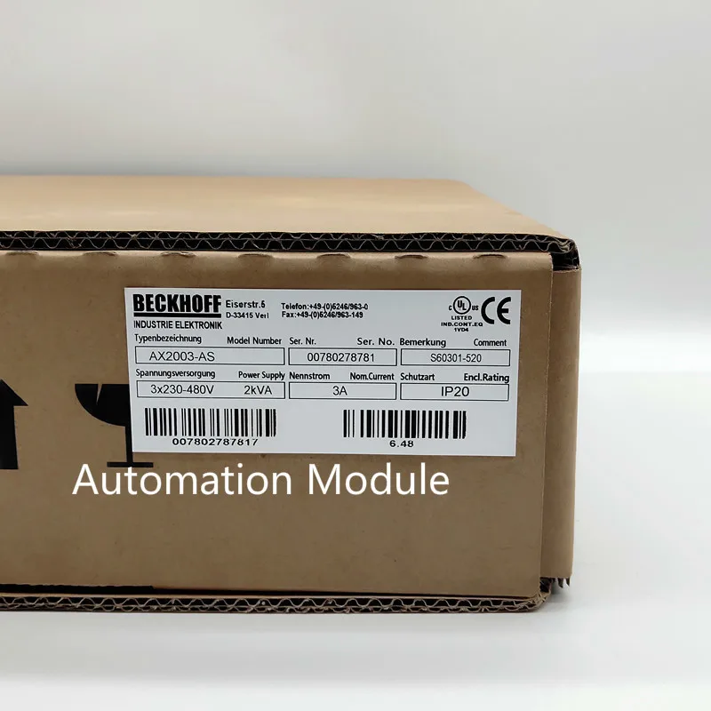 Brand New AX2003-AS S60301-520 Compact Servo Drives Digital AX2003AS 3x 230-480V 2kVA 3A 1 year warranty | Инструменты