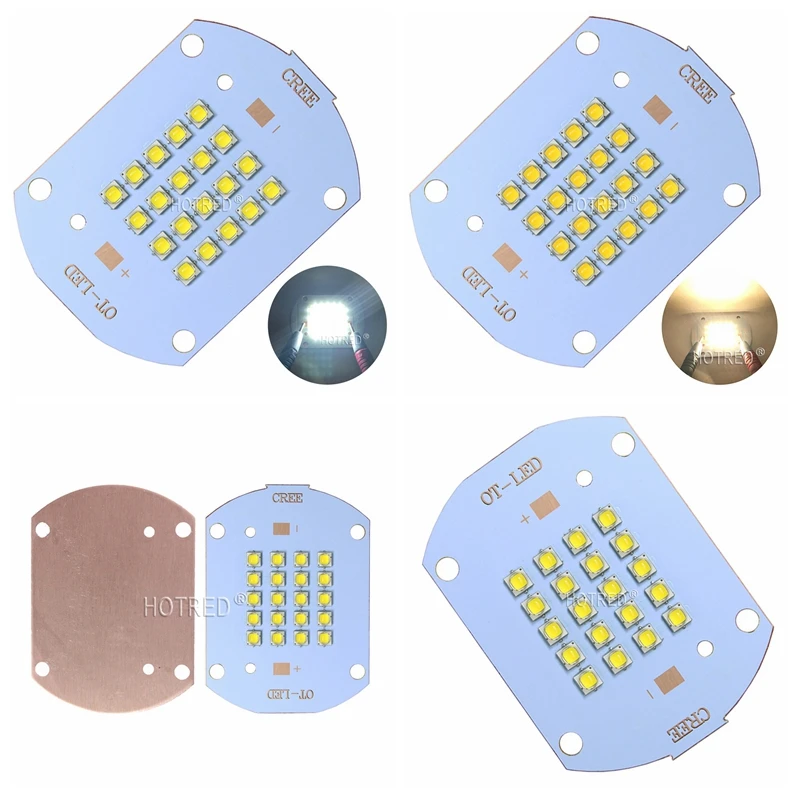 Cree XLamp XP-G2 XPG2 50 Вт 100 Вт светодиодный белый/теплый белый высокомощный светодиодный светильник медная печатная плата для дома/уличного освещения