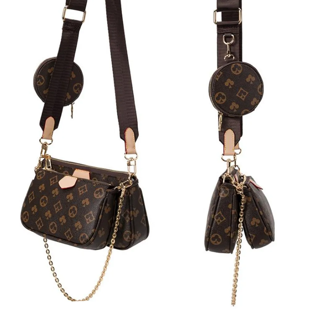 Модная женская сумка 3 в 1 сумка-мессенджер сумка-тоут кожаная Наплечная Сумка