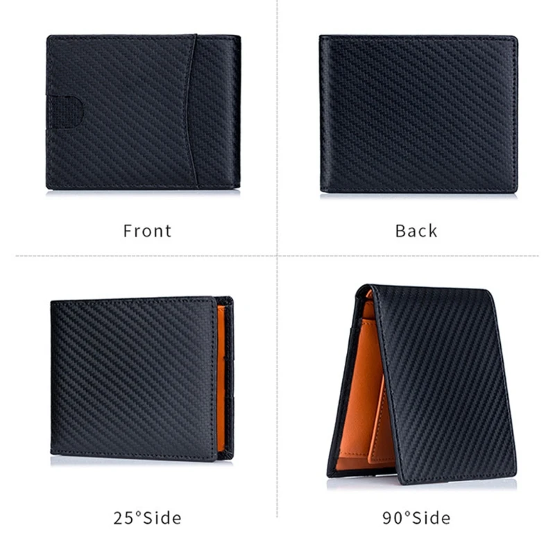 Кошелек с RFID блокировкой для мужчин кожаный мужской тонкий кошелек|Мужские