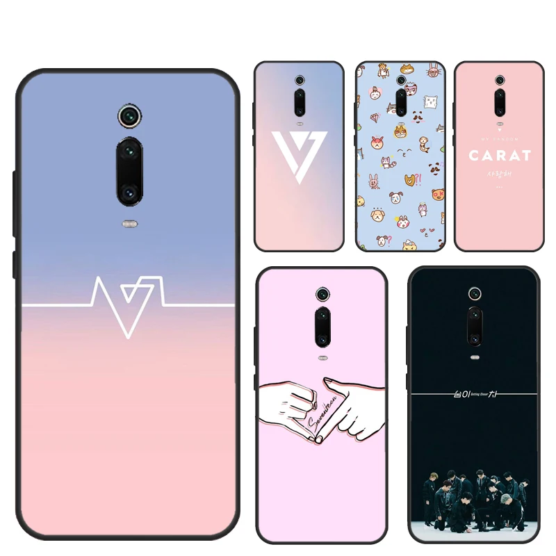 Чехол с мультипликационным изображением Seventeen KPOP Band для Xiaomi Mi 11 Pro 10T Note 10 Lite Ultra