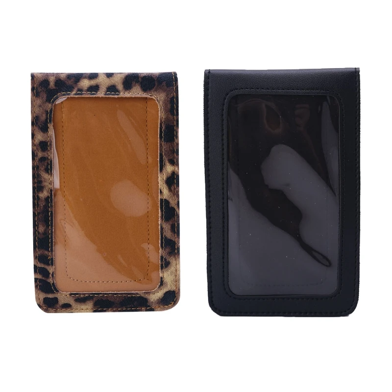 

Crossbody Cell Phone Pouch Purse PU Leather Shoulder Bag with Touch Screen Window