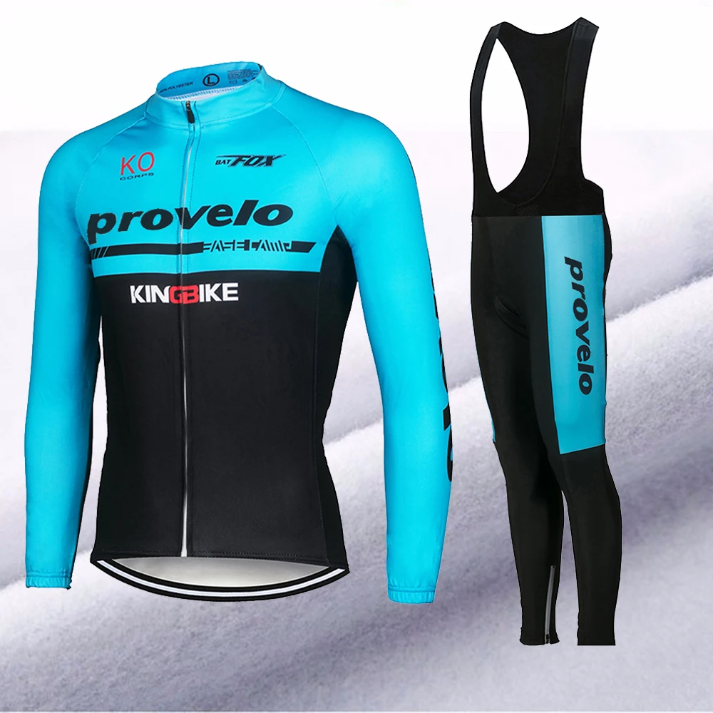 Зимний комплект для велоспорта теплая флисовая велосипедная одежда MTB зимний из