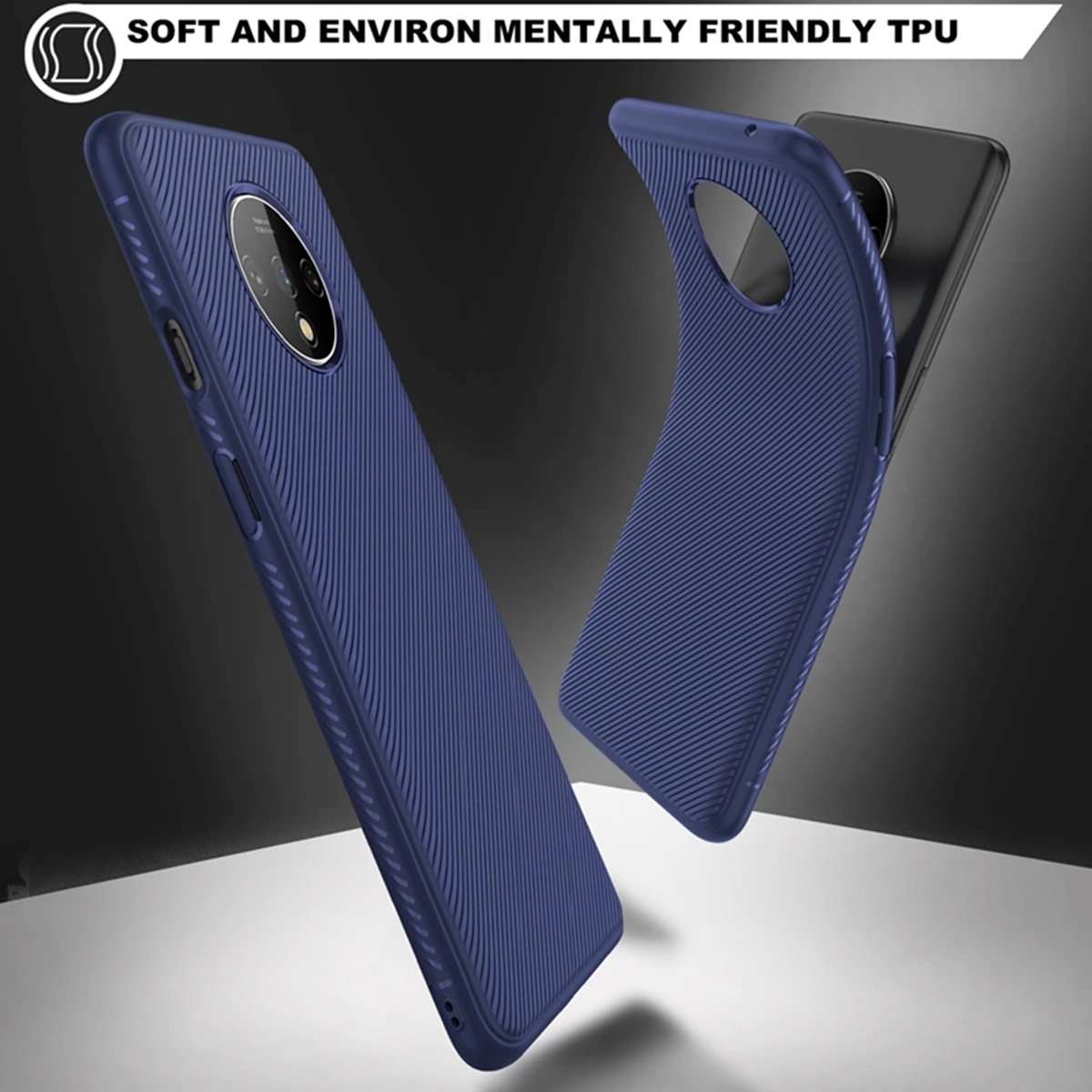 Для Oneplus 7 T 7 Pro Чехол силиконовый тонкий Матовый ТПУ текстурированный резиновый противоударный чехол One Plus 7 Pro 1+ 7 Oneplus 7 T 7 T Чехол Броня