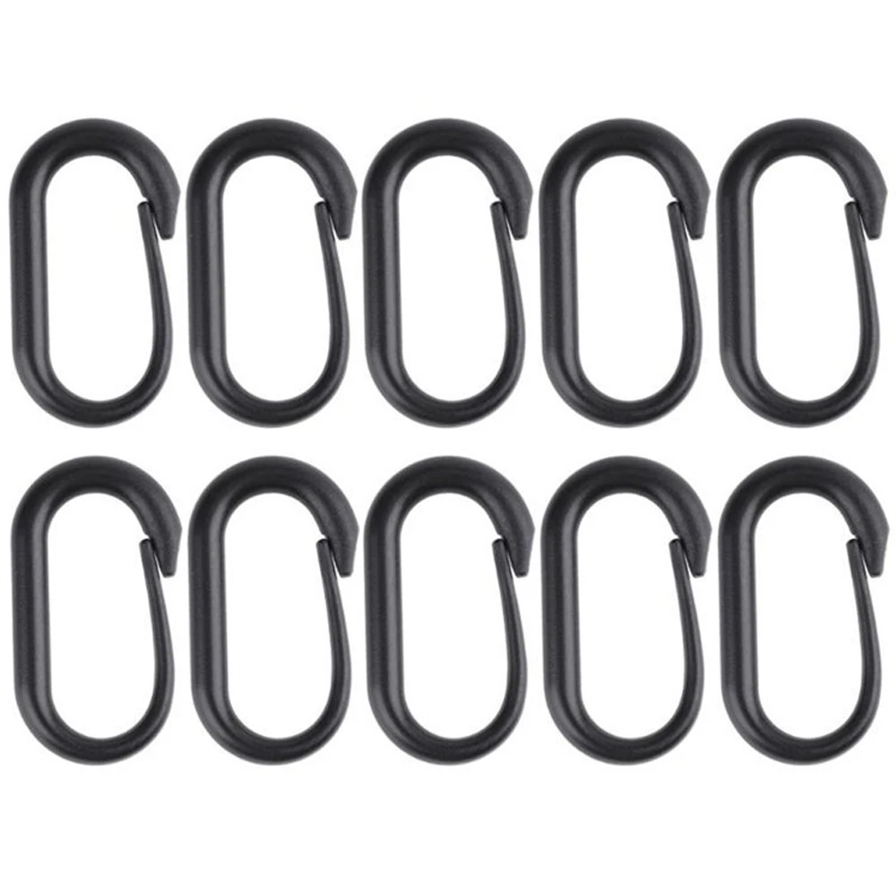 10 шт./лот U-образная Пряжка для альпинизма защелкивающийся зажим пластиковый
