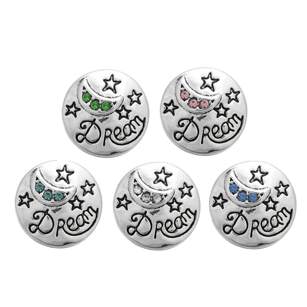 10 шт./лот 6 видов цветов Горячая Распродажа Сменные аксессуары металлические Луна