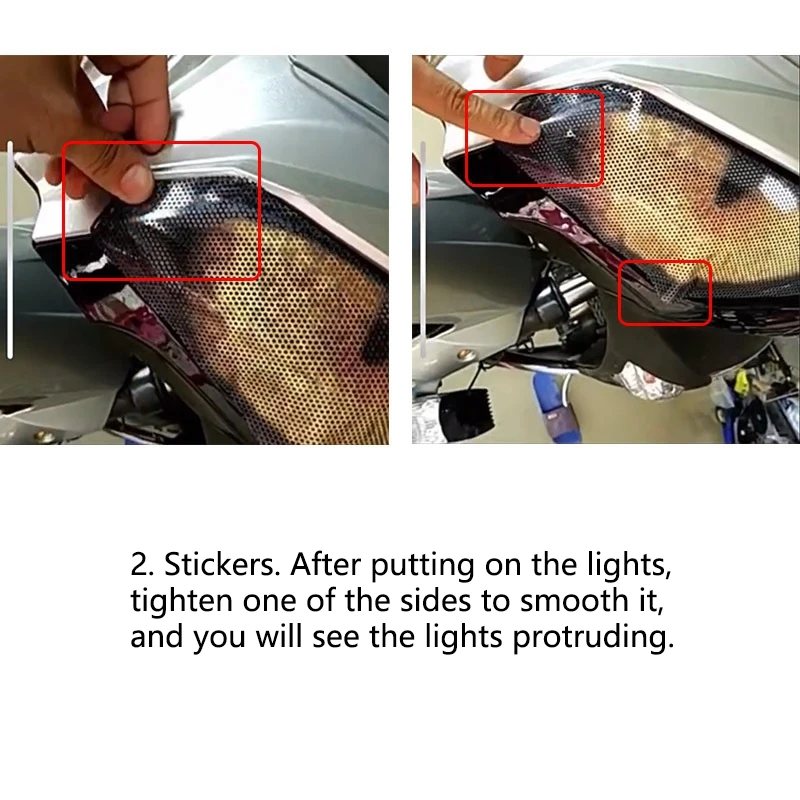 

Motorcycle Headlight Protection Sticker Headlights Eye Body Sticker for KAWASAKI NINJA300 NINJA250 2013-2016