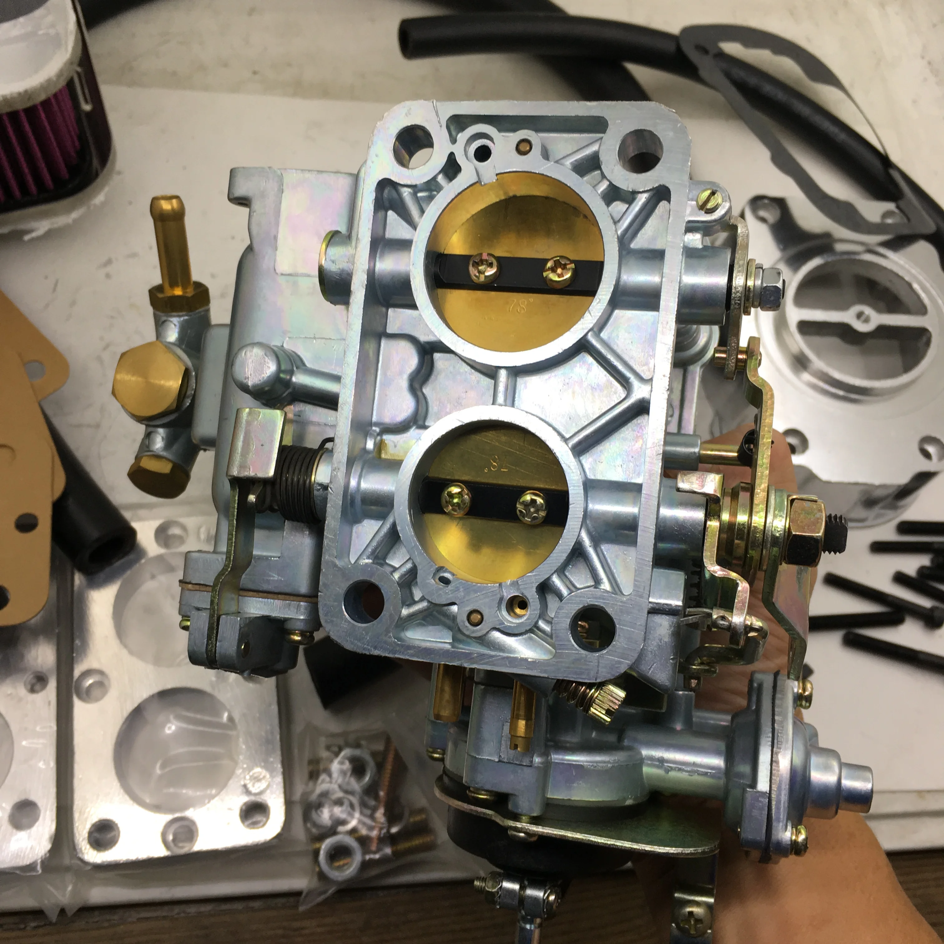 SherryBerg 32/36DGV K551 подходит для JEEP 1976-90 CHEROKEE CJ 258ci 6 цилиндров EMPI weber dgv CARB KIT C2-BBL C2-BBD FAJS carb