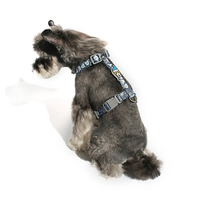 Аксессуары для собак i образная Тяговая веревка поводок регулируемая строчка