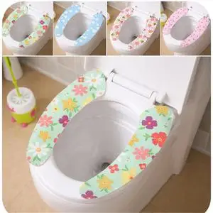 2 шт. мягкие моющиеся накладки на сиденья для ванной комнаты теплое сиденье