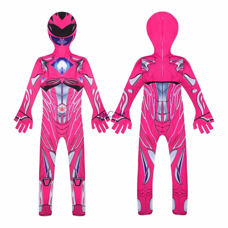 power mecha five beast super action figures rangers battle neuro mystic force cosplay jumpsuits suit halloween costumes for kids free global shipping