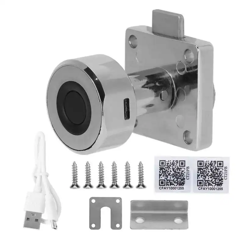 Замок электронный из цинкового сплава с блокировкой по отпечатку пальца 3 7 в |